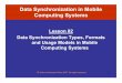Data Synchronization in Mobile Computing Systems