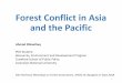 Forest Conflict in Asia and the Pacific