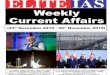 Weekly Current Affairs - IAS Coaching In Delhi