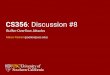 CS356: Discussion #8