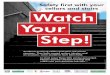 Watch your step flyer - Harrogate