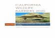 California Wildlife Barriers 2020