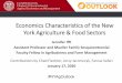 Economics Characteristics of the New York Agriculture 