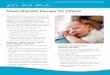 Chest physical therapy for infants