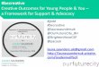 Creative Outcomes for Young People & You a Framework for 