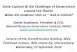 State Capture & the Challenge of Governance around the 