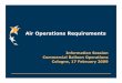 Air Operations Requirements