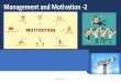 Management and Motivation -2