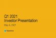Q1 2021 Investor Presentation - Tripadvisor