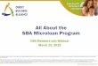 All About the SBA Microloan Program