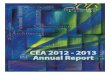 CEA 2012 - 2013 Annual Report