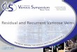 Residual and Recurrent Varicose Veins