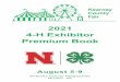 2021 4 H Exhibitor Premium Book - Nebraska Extension
