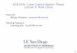 ECE171A: Linear Control System Theory Lecture 8: Root Locus