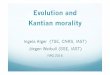 Evolution and Kantian morality - - INGELA ALGER