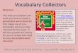 Vocabulary Collectors - History