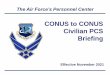CONUS to CONUS PCS Briefing -
