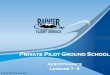 Private Pilot Ground School Lesson 4