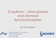 Graphene intercalation and chemical functionalization