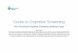 Guide to Cognitive Screening - Home | Alberta Health Services