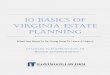 10 Basics Of Virginia Estate Planning