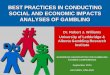 BEST PRACTICES IN CONDUCTING SOCIAL AND ECONOMIC …