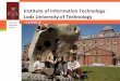 Institute of Information Technology Lodz University of 