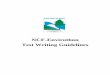 NCF-Envirothon Test Writing Guidelines