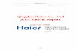 Qingdao Haier Co., Ltd 2017 Interim Report