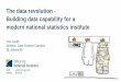 The data revolution - Building data capability for a 