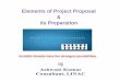 Elements of Project Proposal its Preparation