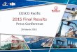 2015 Final Results - COSCO SHIPPING