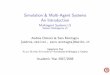 Simulation & Multi-Agent Systems An Introduction