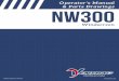 Operator’s Manual & Parts Drawings NW300