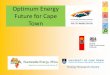 Optimum Energy Future for Cape Town