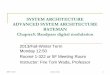 SYSTEM ARCHITECTURE ADVANCED SYSTEM ARCHITECTURE …