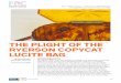 THE PLIGHT OF THE RYERSON COPYCAT LUCITE BAG