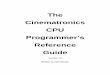 The Cinematronics CPU Programmer’s Reference Guide