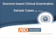 Scenario-based Clinical Examination Sample Cases
