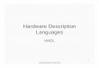 Hardware Description Languages1 - Sharif