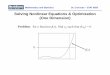 Solving Nonlinear Equations & OptimizationSolving 