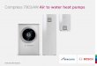 Compress 7001iAW Air to water heat pumps
