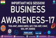 IMPORTANT MCQ SESSION! BUSINESS AWARENESS-17