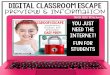 Digital Classroom Escape - Home - Tanya Yero Teaching