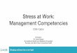 Stress at Work: Management Competencies