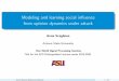 Modeling and learning social influence from opinion 