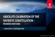 Absolute Calibration of the RapidEye Constellation