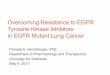 Overcoming Resistance to EGFR Tyrosine Kinase Inhibitors 