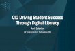 CIO Driving Student Success Through Digital Literacy