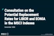 Consultation on the Potential Replacement Rates for LIBOR 